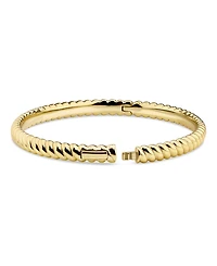 Devata Twisted Rope Bangle Bracelet in -Plated Sterling , Size