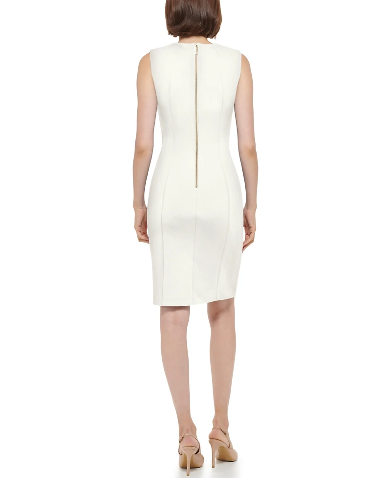 Calvin Klein Women's V-Neck Short Dress