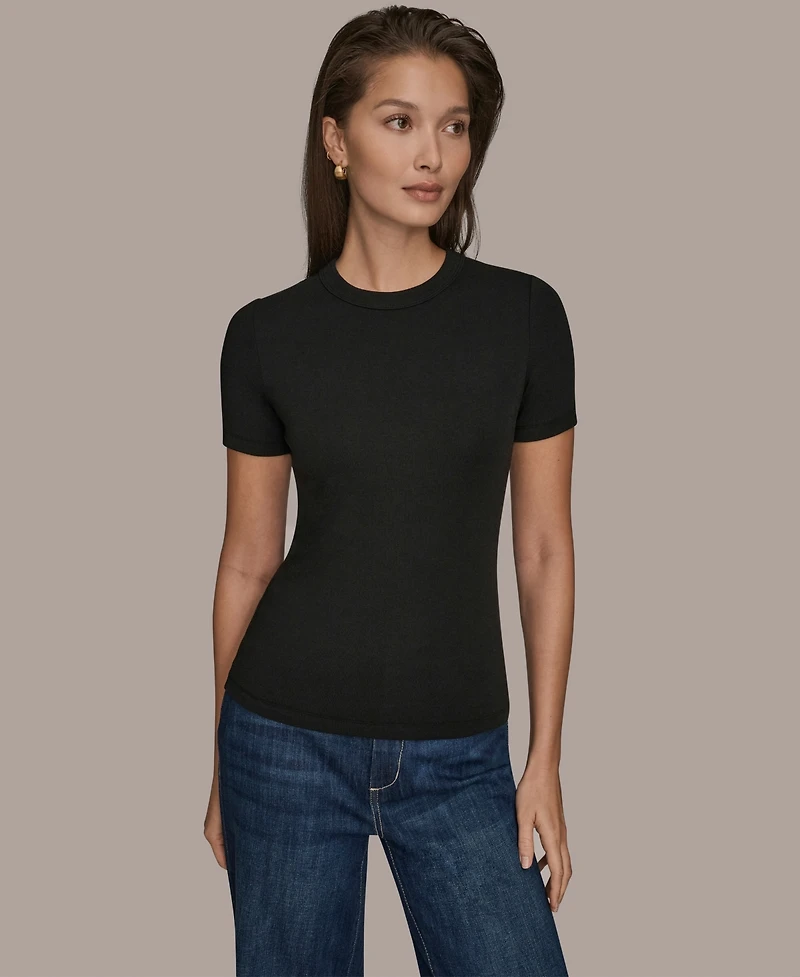 Donna Karan Weekend Women's Short-Sleeve Crewneck T-Shirt