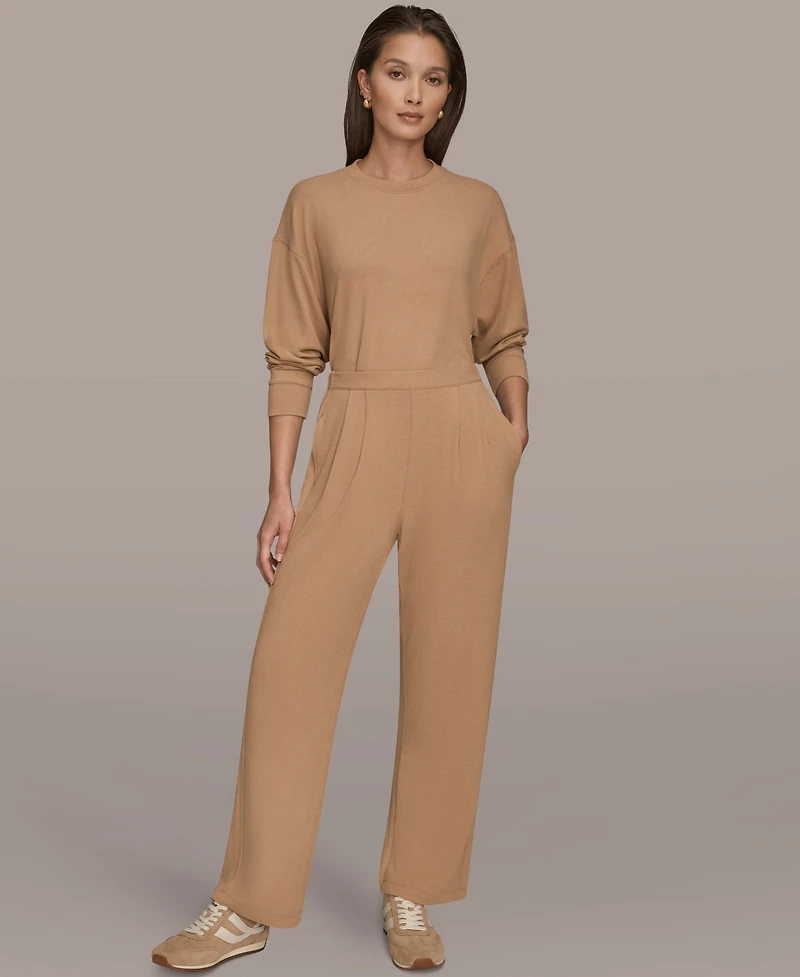 Donna Karan Weekend Women's Pleated Pull-On Pants