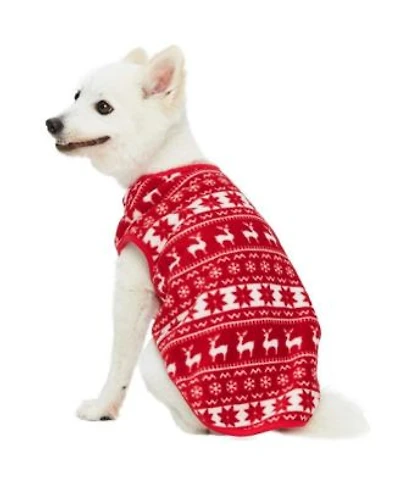 Blueberry Pet Christmas Holiday Reindeer Snowflake Dog Apparel