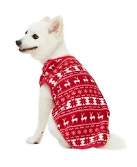 Blueberry Pet Christmas Holiday Reindeer Snowflake Dog Apparel