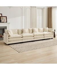 Streamdale Furniture Cloud Couch: Flexible, Modular Chenille Sofa for Ultimate Comfort