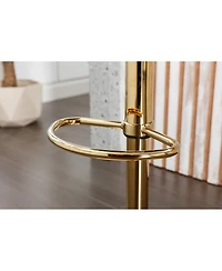 Streamdale Velvet 360 Rotating Bar Chair with Adjustable Height - Modern Kitchen Island Chair