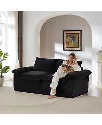 Streamdale Furniture Modern corduroy cloud sofa, freely combined
