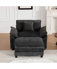 Streamdale Furniture Cloud Couch: Ultimate Comfort Chenille Sofa, Ergonomic & Modular Design