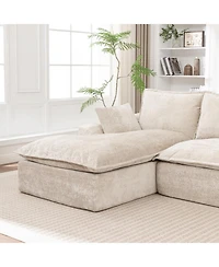 Streamdale Furniture Streamdale 103" Cloud Sectional Couch with L-Shape Chaise
