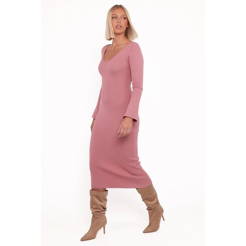 Petal and Pup Women's Lina Long Sleeve Midi Dress