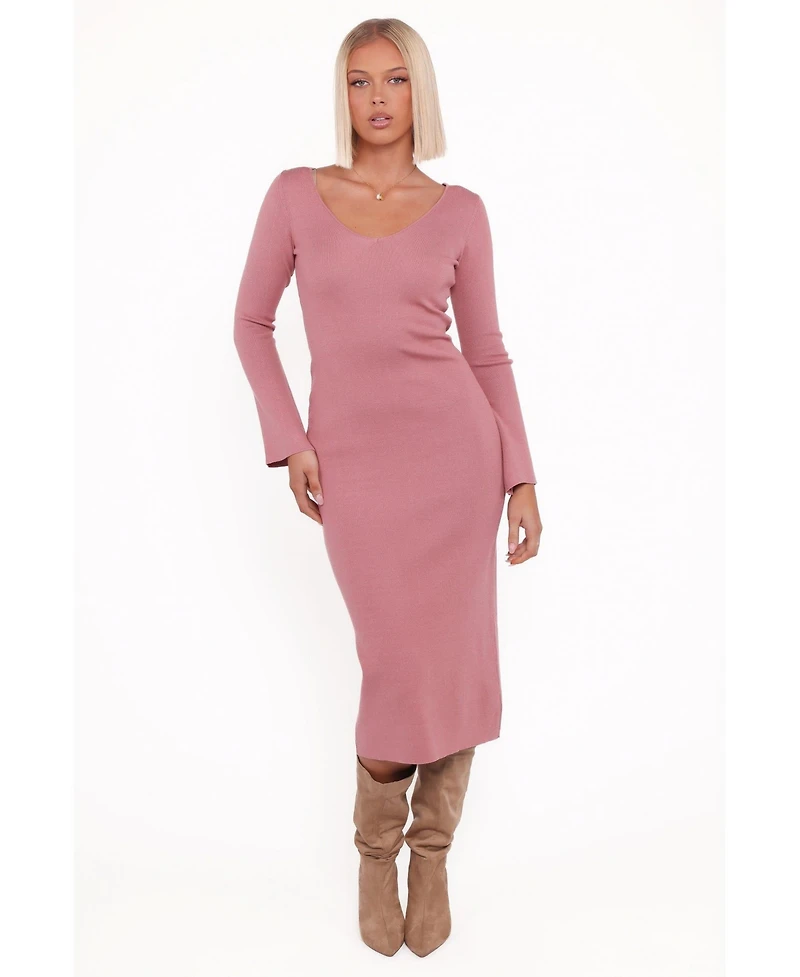 Petal and Pup Women's Lina Long Sleeve Midi Dress