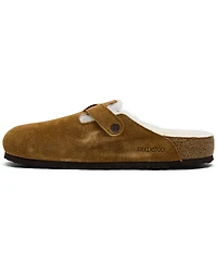 Birkenstock Men's Boston Shearling Suede Leather Clogs from Finish Line