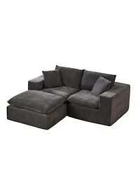 Streamdale Furniture Modern Chenille Cloud Sofa - Freely Combinable
