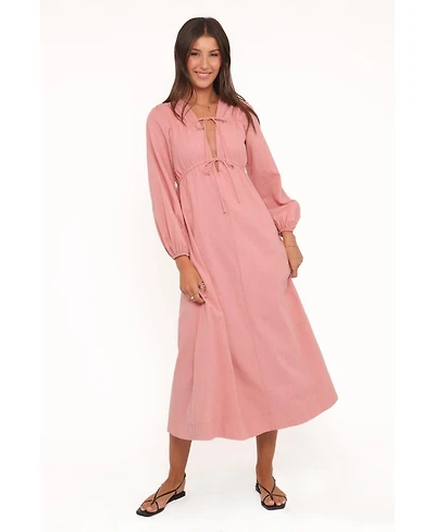 Petal and Pup Women's Riven Long Sleeve Maxi Dress