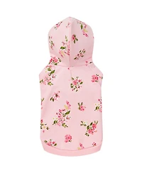 Blueberry Pet French Terry Knit English Rose Dog Sweatshirt Hoodie