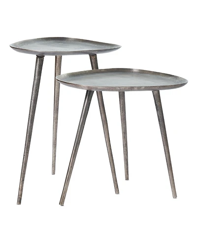 Convenience Concepts 2-Pc. Bali Metal Nesting End Tables