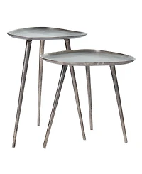 Convenience Concepts 2-Pc. Bali Metal Nesting End Tables