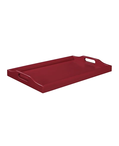 Convenience Concepts 22" Rubberwood Designs2Go Multifunctional Serving Tray