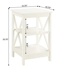 Convenience Concepts 15.75" Oxford Mdf End Table