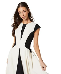 Coast Women's Crepe Color Block Midi Dress