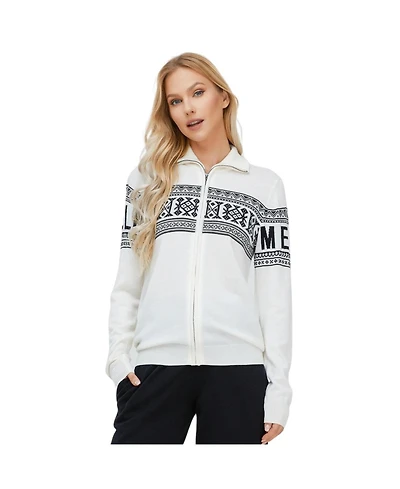 Bellemere New York Unisex Vintage Sweden Design Full Zipped Cardigan