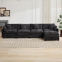 Streamdale Furniture Cloud Couch: Flexible, Modular Chenille Sofa for Ultimate Comfort