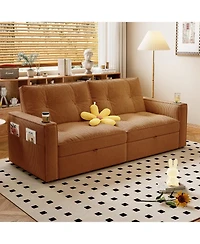 Streamdale Furniture Multi-Functional Convertible Sofa Bed 2-in-1