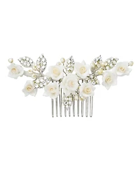 Untamed Petals Victoria Crystal Floral Comb