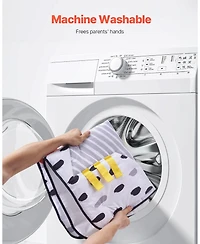 Slickblue Infant Play Gym Mat with 6 Toys for Tummy and Floor Time