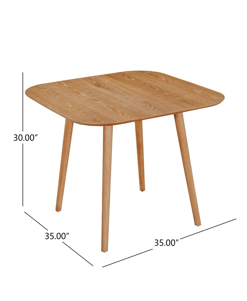 Streamdale Furniture Mid-Century Modern Dining Table with Tapered Legs