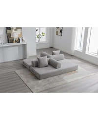 Streamdale Furniture Streamdale Foldable & Compressible Sofa with Metal Frame for Small Spaces
