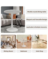 Streamdale Furniture Mid-Century Modern Coffee/Dining Table (2-4 People)