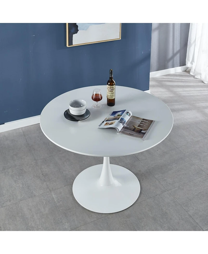 Streamdale Furniture White Tulip Dining Table