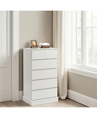 Streamdale Furniture 6-Drawer Dresser for Bedroom, Modern Chest of Drawers