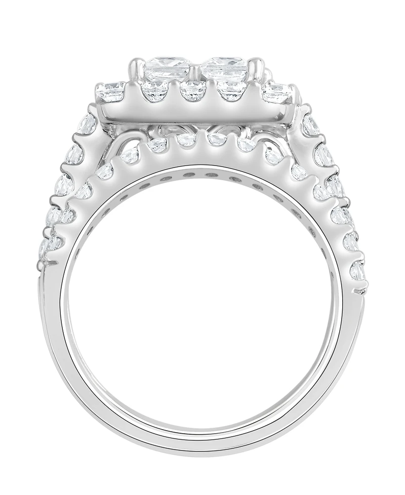 Macy's Diamond Ring (3 ct. t.w.) in 10k White Gold