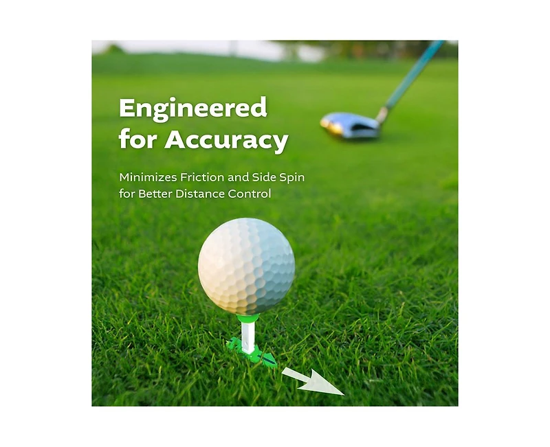 Birdie1 Smart Golf Tees (Long Tees + Short Tees), 5 pack