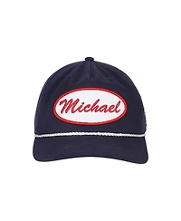 Halloween Men's John Carpenter s Michael Name Patch Navy Retro Grandpa Snapback Hat