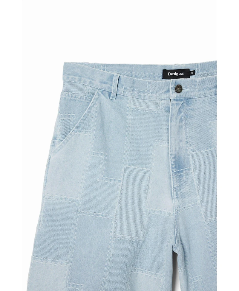 Desigual Men's Patch denim shorts