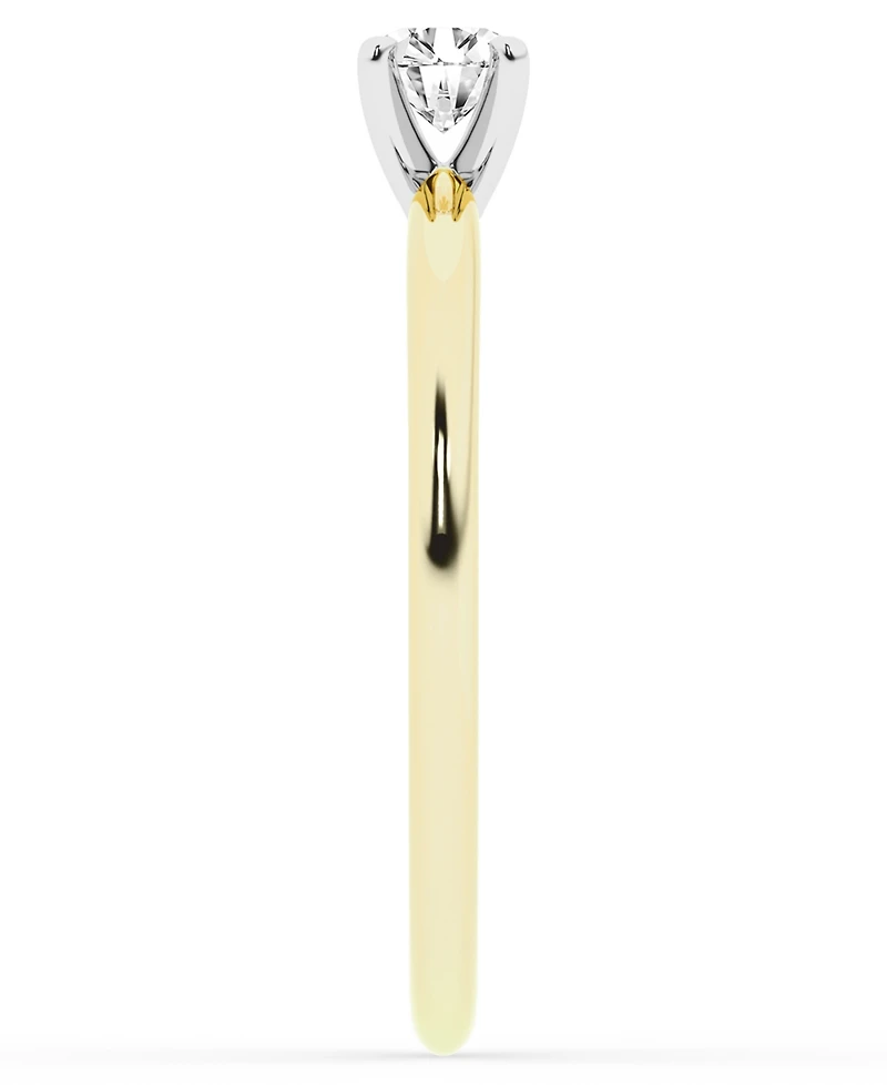 Macy's Diamond Sol Ring (1/4 ct. t.w.) in 10k Yellow Gold