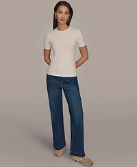 Donna Karan Weekend Women's Short-Sleeve Crewneck T-Shirt