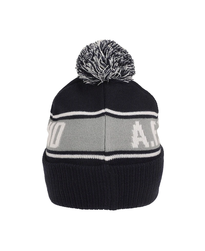 Ted Lasso Men's A.f.c. Richmond Black Cuff Beanie