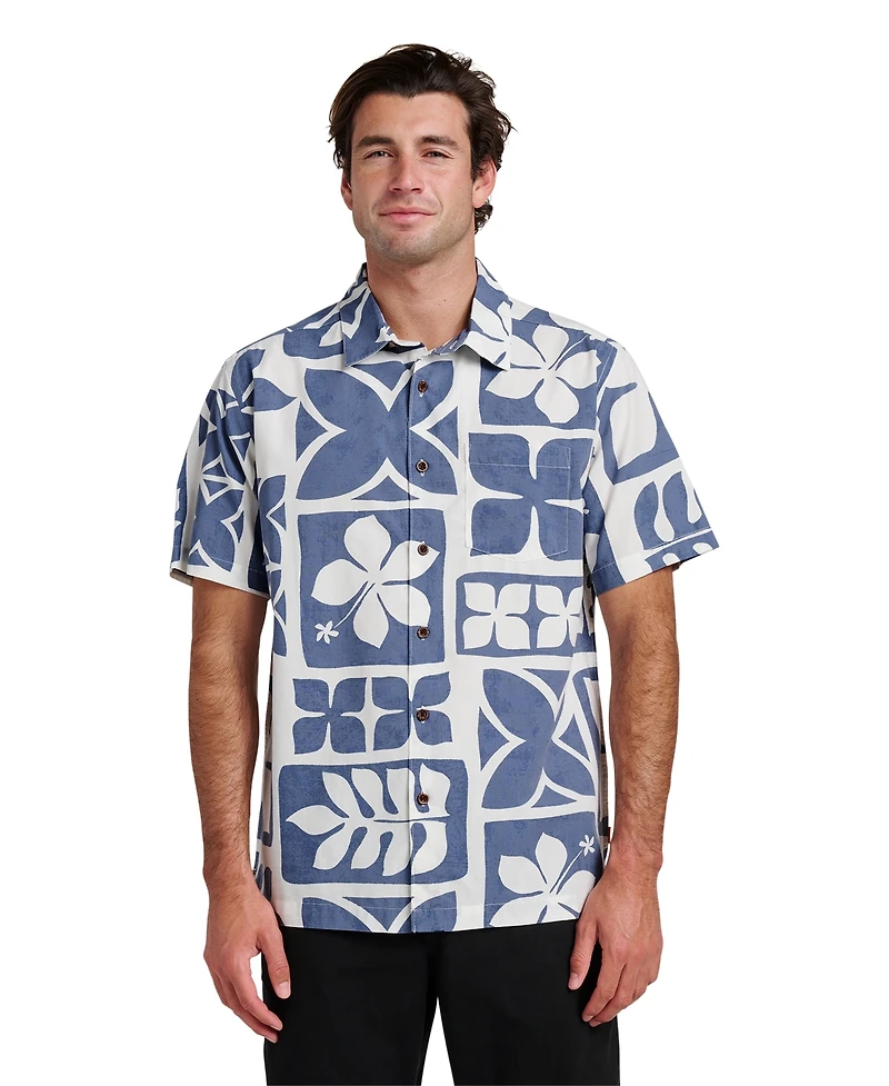 Quiksilver Waterman Men's Tiki Island Shirt