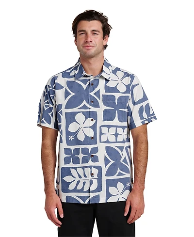 Quiksilver Waterman Men's Tiki Island Shirt