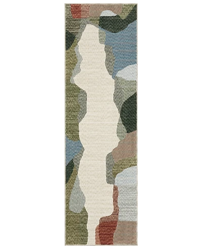 Oriental Weavers Tisdell TIS11 2'3"x7'6" Runner Area Rug