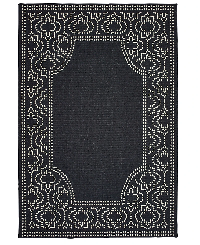 Oriental Weavers Marina 1247K 7'10" x 10'10" Indoor/Outdoor Area Rug