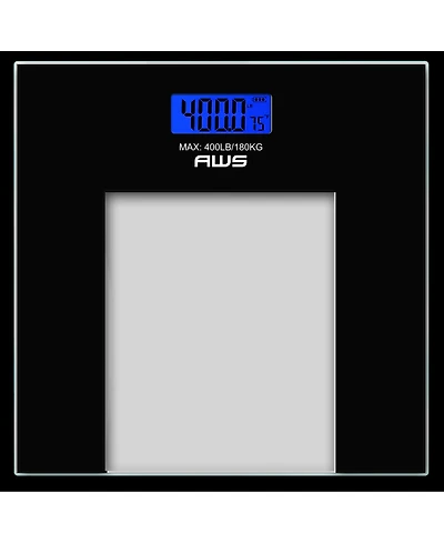 Trim 400LB Clear Glass Bathroom Scale 400LB / 180kg