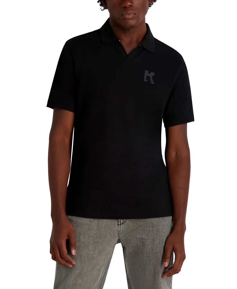 Karl Lagerfeld Paris Men's Embroidered K Polo Shirt