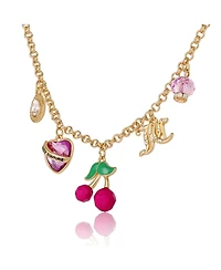 Juicy Couture Cherry Charm Necklace - 18 + 2''