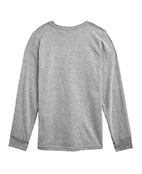 Peanuts Boys' 8-20 Snoopy Dog House Christmas Lights Graphic Long-Sleeve T-Shirt