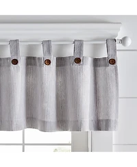 Elrene Home Fashions Tucker Ticking Stripe Window Valance