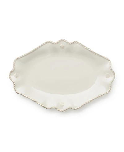 Certified International Heritage Scroll Small Oval Platter