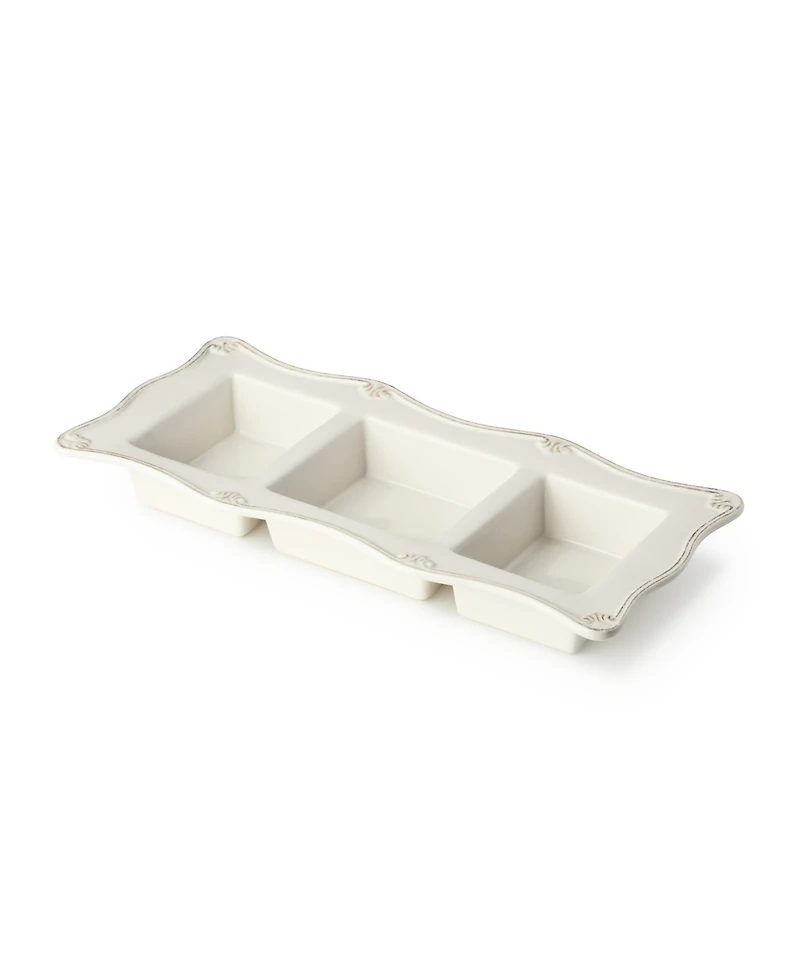 Certified International Heritage 3-Section Relish Tray